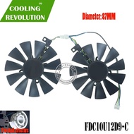 FDC10U12D9-C DC12V 0.45AMP 4PIN graphics fan for ASUS EXPEDITION RX580 RX570 EX-RX580 EX-RX570 naio6