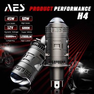 Lampu Turbo Led Headlight H4 Bi-Laser Bilaser AES TURBO SE Projector Lens Biled EXPERIENCE H4 PNP Hi