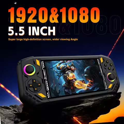 RG52 Pro Max Retro Handheld Video Game Console Android13 6/8G+128G EMMC Game PSP PS2 WiFi Bluetooth 