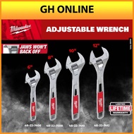 MILWAUKEE ADJUSTABLE WRENCH SPANNER ( 6" / 8" / 10" / 12" )