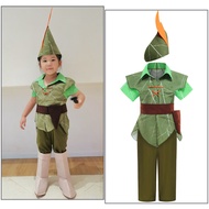 Halloween Christmas Children Party Boy Green Elf Peter Pan Costume Peter Panpp02 TR1O