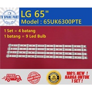 65UK6300PTE / 65UK6300 LG 65" LED TV backlight ( 100% New )