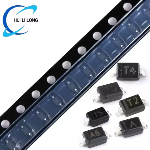 50pcs/lot 1N4448WS T5 1N4148WS T4 BAS316 A6 BAV20WS T2 BAV21WS T3 1SS355 A SOD-323 SOD323 SMD Switch