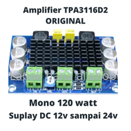 Tpa3116d2 original power amplifier 120w class d mono suplay 12 sampai 24vdc tpa3116d2 asli XH-M542