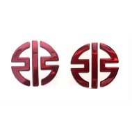 Suitable for Kawasaki H2R H2 Vulcan Three-Dimensional 3D Car Logo Labeling Silver Motorcycle Sticker