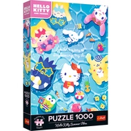 TREFL Premium Jigsaw Sanrio 1000 Pieces Hello Kitty Summer Vibes (48x68.3cm.) Produced And Imported 