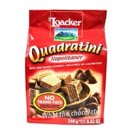 Loacker Quadratini เวเฟอร์ล็อคเกอร์ ขนาด 250 กรัมค่ะ