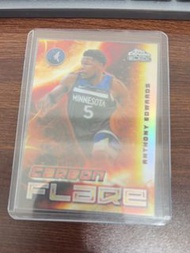 Anthony Edwards Topps Chrome Black card
