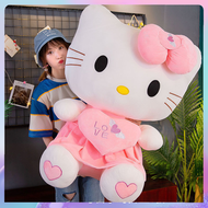 #Duolami Store# 25/100cm Genuine Love Hello Kitty Stuffed Toys Cute Cat Item Sale Big Size Doll Kt C