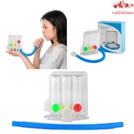 VALENTINE1 3 Balls Breathing Trainer, 3 Balls Soft Breath Measurement System, Deep Breathing Exercis