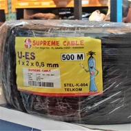 Supreme U-ES 1x2x0.6mm External Telephone Cable Per Meter