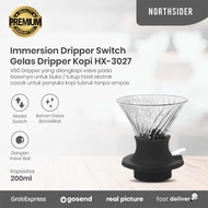 Immersion dripper switch 200ml v60 glass clever drip coffee YRP-FCUP007 v60 filter paper v60 filter