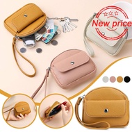 Cute Women Mini Purse Pu Leather Slim Multi Grid Zipper Purse Colors 4 Coin Y9c8