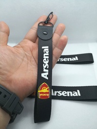 พวงกุญแจ SPORT พวงกุญแจทีมฟุตบอล อาร์เซนอล พวงกุญแจผ้าสกรีน Arsenal สีดำ