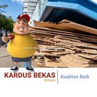 KARDUS BEKAS KARDUS KILOAN KARDUS BEKAS KUALITAS BAIK ACAK CAMPUR 1 KG