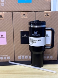 Stanl.e/y 40oz/1.1L Quengher H2.0 Tumbler With Handle With Straw Lids Stainless Steel Coffee Termos