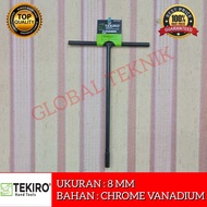 Tekiro 8 mm 8 Tekiro T-Socket Wrench TEKIRO 8 mm Tekiro T-Socket Wrench TEKIRO T7 T8 T-Socket Wrench