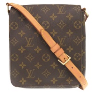 二手LOUIS VUITTONMusette Salsa 短肩帶 Monogram M51258ブラウン單肩包 LV 1358