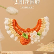 Huahua World/Pet Dog Cat Corgi Teddy Shiba Inu Bow Tie Small Fresh Plaid Collar Bib Jewelry OHHV