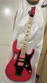 Ibanez Steve Vai JEM 777สีเหลืองกีตาร์ไฟฟ้า RG Series 30TH ANNIVERSARY Limited Edition ล่าสุด4 Frets