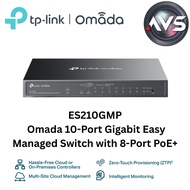 TP-Link Omada ES210GMP 10-Port Gigabit Easy Managed PoE+ Switch