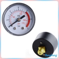 Bang Air Compressor Pneumatic Hydraulic Fluid Pressure Gauge 0-12Bar 0-170PSI