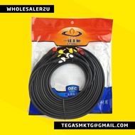 [TEGAS] YX1526 Gold-Plated 3 RCA to 3 RCA Audio Video Cable 3M/5M/10M