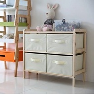 實木抽屜收納櫃 多層衣服收納架 儲物櫃 置物櫃 床頭櫃 床邊櫃 抽屜櫃 玩具櫃 雜物櫃 包送貨
