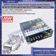 Smps Meanwell 5V Dc 14A Switching Power Supply Meanwell Lrs-75-5
