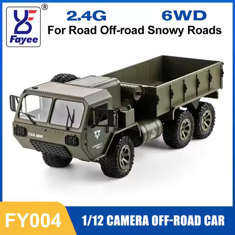 FAYEE FY004 RC Car 2.4G 6WD Pickup Truck 70M with HD Camera APP Control Climbing Vehicle