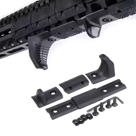 Tactical Nylon KeyMod M-LOK Rail Cover Hand Stop Kit Compatible with AEG GBB Airsoft Accessories for