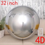 1pcs 32 Inch Rose Gold 4D Round Aluminum Foil Balloons Metal Balloon Wedding Decor Birthday Party He
