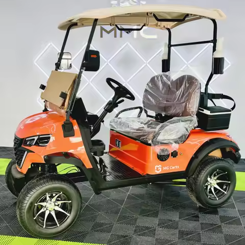 CE Certification 48V 72V Lithium Battery Lifted Kit Golf Carts Off Road Tires Solar Panels 4 Seater 