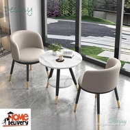 Limited EditionDesiny Balcony Table And Chair Light Luxury Indoor Coffee Table Chair Set Reception A