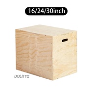 [Dolity2] Wood Plyo Box Multifunctional Plyometric Box for Lunges Conditioning Fitness