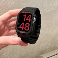 Nam Châm Dây Đeo Cho Apple Watch Series Ultra 8 7 6 5 4 SE 40Mm 44Mm Viền Liên Kết Vòng Silicon Cho 