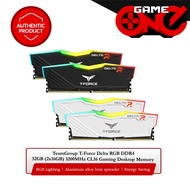 TeamGroup T-Force Delta RGB DDR4 32GB (2x16GB) 3200MHz CL16 Gaming Desktop Memory DDR4 RAM 32GB