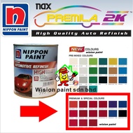 1L ( 1 LITER ) NIPPON PAINT AUTOMOTIVE REFINISH 1 LITER / CAT KERETA NIPPON / a wpc