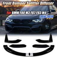 F80 F81 F82 F83 MP Style Car Front Bumper Splitter Lip Diffuser Body Kit Spoiler Guard For BMW 3 Ser