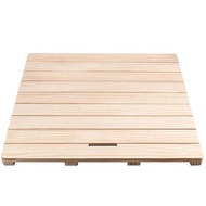 Anti-Slip Wooden Floor Mat Non-Slip Mat Wooden Foot Pad Antiseptic Wood Floor Mat Waterproof Bath Pedal Non-Slip Mat Bath