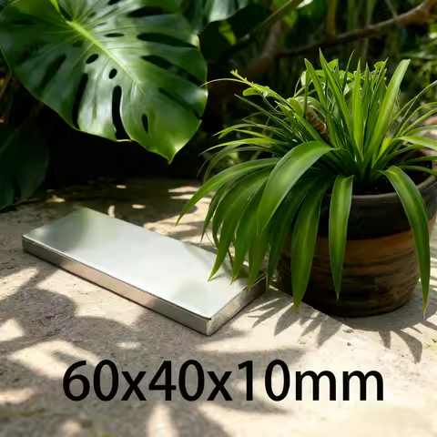 N35 60x40x5 60x40x10 neodymium Rectangle Customised Square Bar Block Strong Generation Magnet Motor 