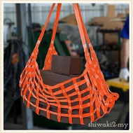 [ShiwakibcMY] Lifting Net Slings for Hoists, Flat Lifting Net, Tear-resistant Square Hole, Size 3.94