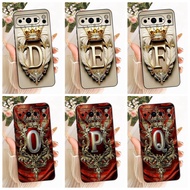 Cover Google Pixel 8 Pro Case Luxury Crown A-Z Letters 2D Flat Pattern Soft Phone Case GC3VE G1MNW