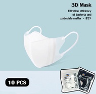 3D mask แมส หน้ากากอนามัยป้องกันแบคทีเรีย ทรงกระชับหน้า