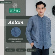 NEW ASLAM KOKO PRIA LENGAN PANJANG BAJU LEBARAN PERLENGKAPAN SHOLAT