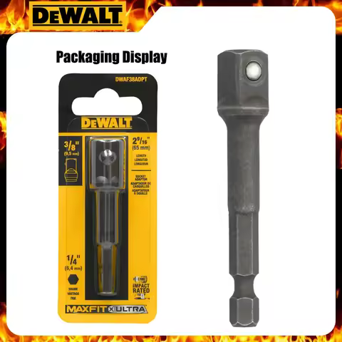 DEWALT DWAF38ADPT SPFTOR 3/8In 9,5MM Impact Electric Drill screwdriver Conversion Adapter Power Tool