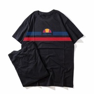 Ellesse Striped Logo Black Tee T-Shirt