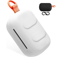 for Skullcandy Dime 3 Earbuds Silicone Case, Protective Cover with Carabiner