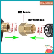 【SUFA】High pressure water pipe connector internal thread M22 to external thread M22-15