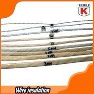 Wire insulation / wire insulator / wire tubing 1mm 2mm 3mm
